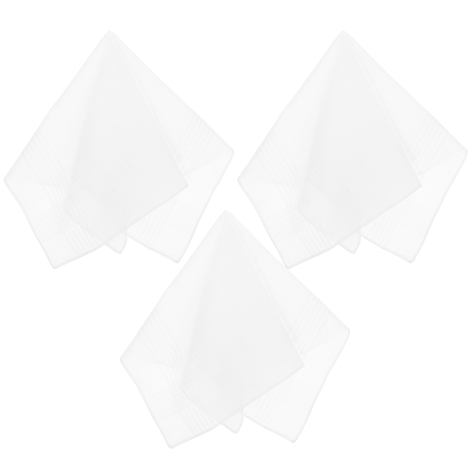 3Pcs White Cotton Bandana Hand - огляд і ціна Handkerchief Cotton Men