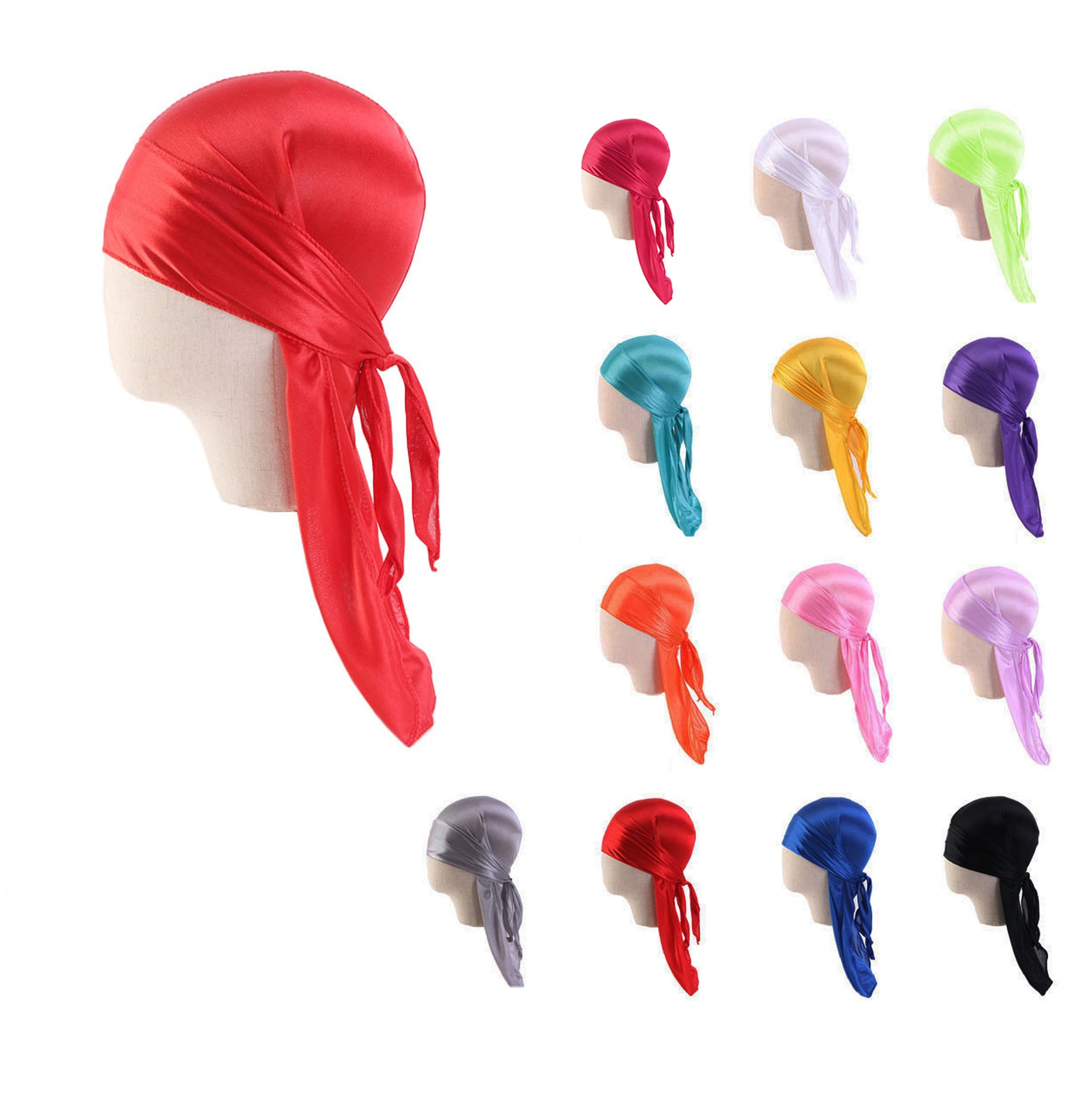 Silky Durag For Kids Boys Adul - огляд і ціна Bandana Doo Rag