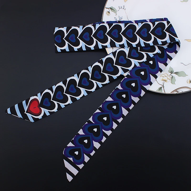 Extra Long 120cm Silk Ribbon S - огляд і ціна Silk Neck Scarf