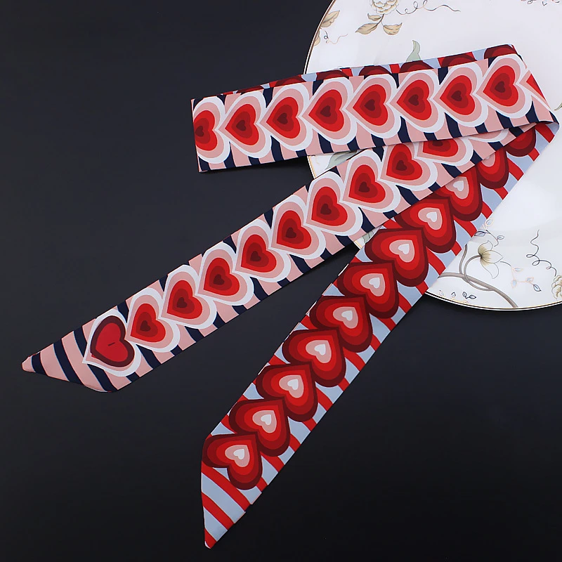 Extra Long 120cm Silk Ribbon S - огляд і ціна Silk Neck Scarf