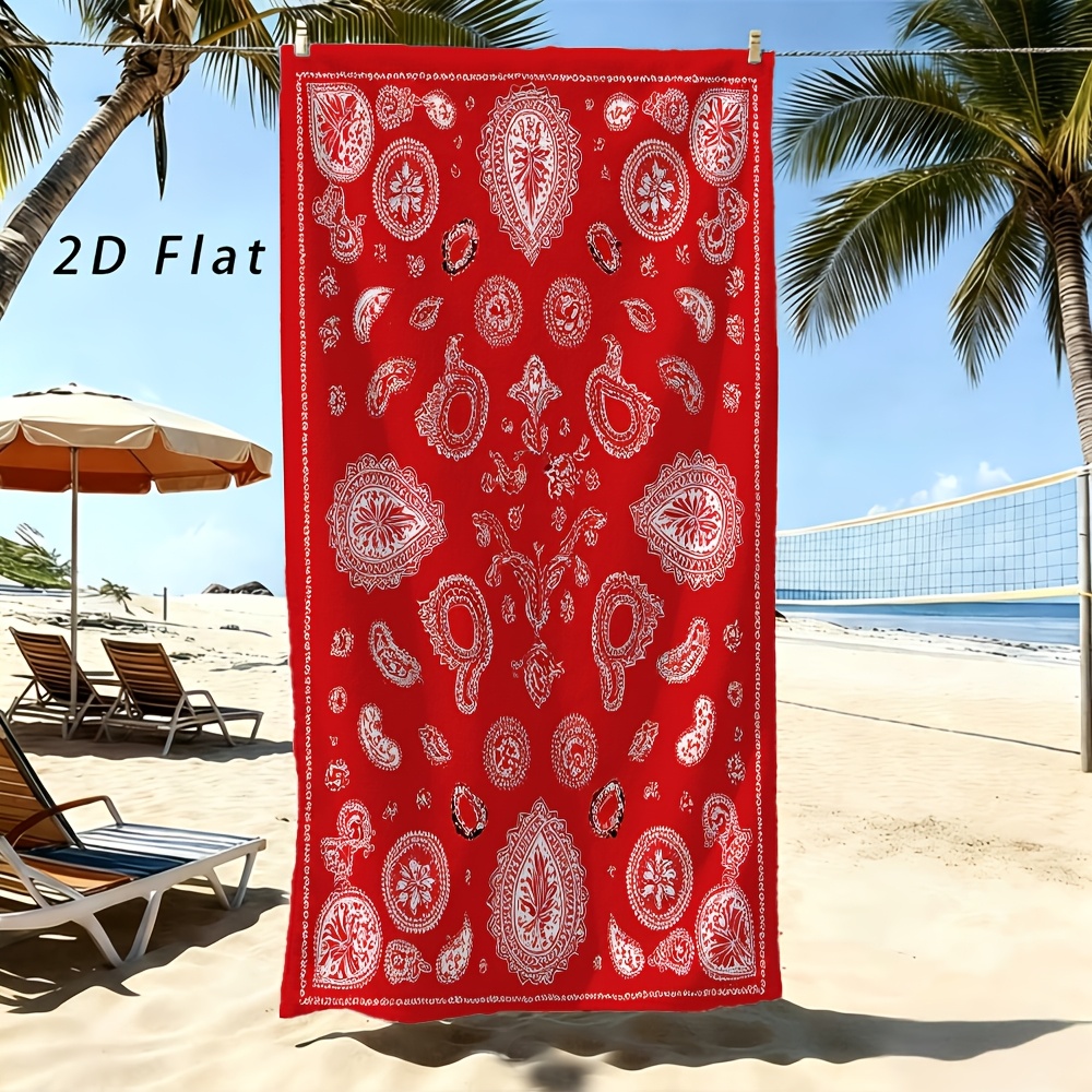 Classic Bandana Beach Towel Tr - огляд і ціна Woven Scarf Blanket