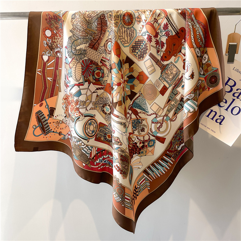 2026 New Square Twill Silk Sca - огляд і ціна Scarf Silk Square