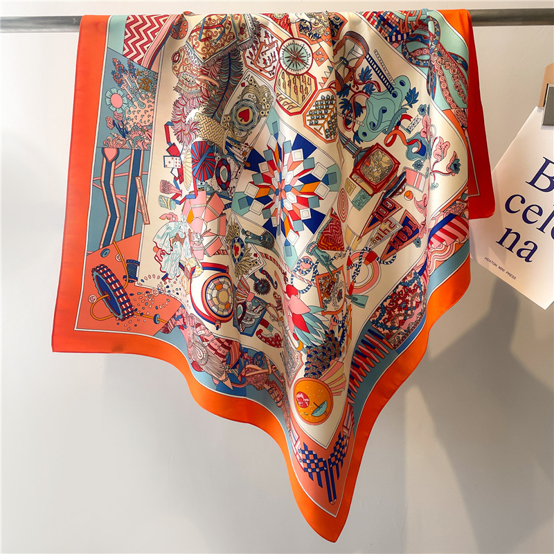 2026 New Square Twill Silk Sca - огляд і ціна Scarf Silk Square