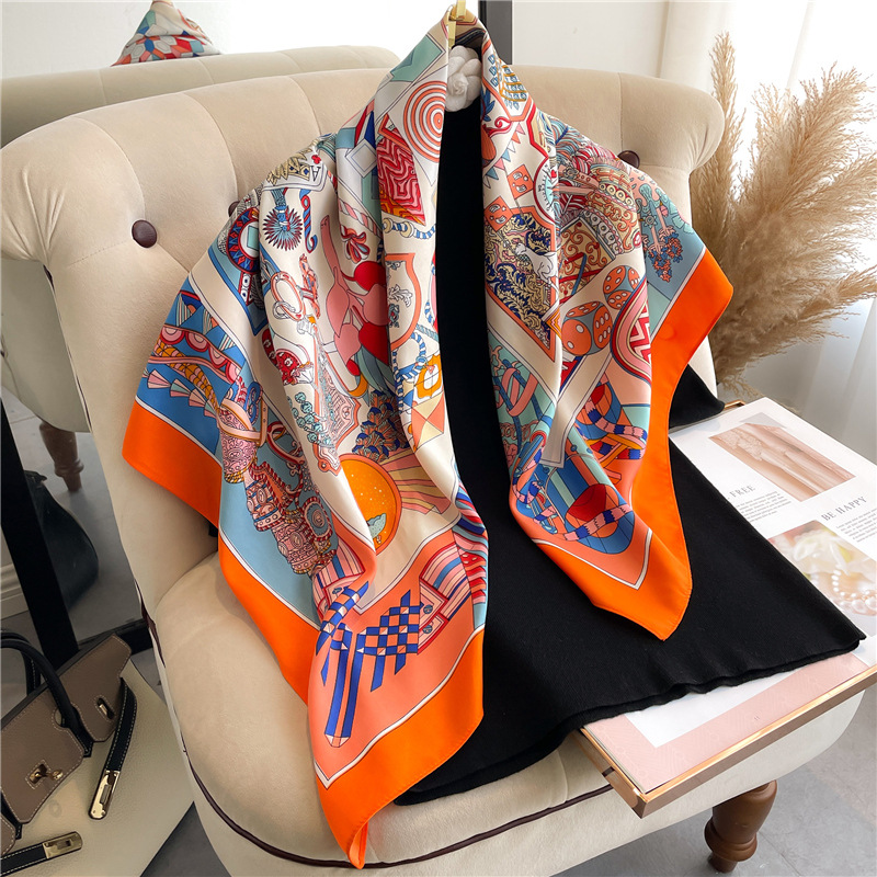 2026 New Square Twill Silk Sca - огляд і ціна Scarf Silk Square