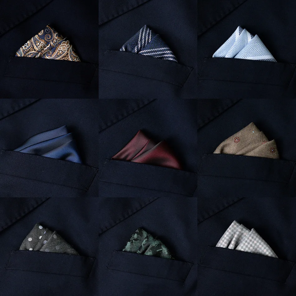 2pcs Men's Suit Pocket Towel H - огляд і ціна Pocket Square Set