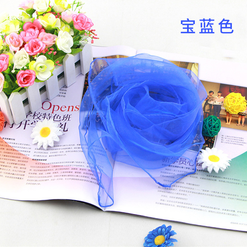 Solid Color Chiffon Small Silk - огляд і ціна Scarf Silk Square