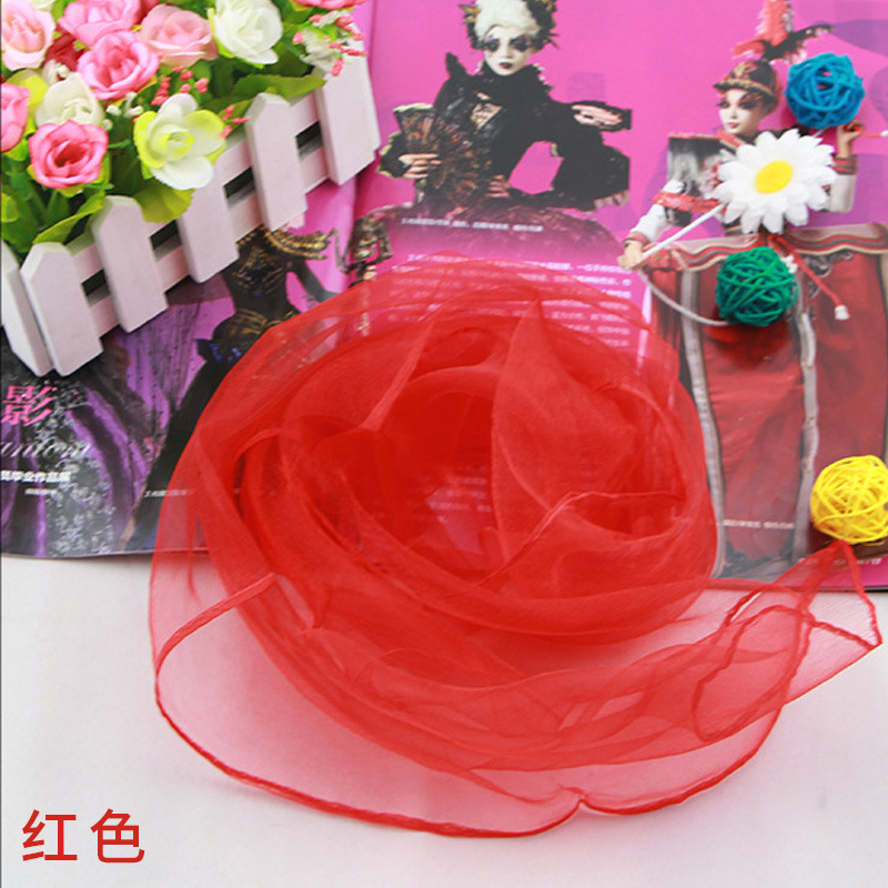 Solid Color Chiffon Small Silk - огляд і ціна Scarf Silk Square