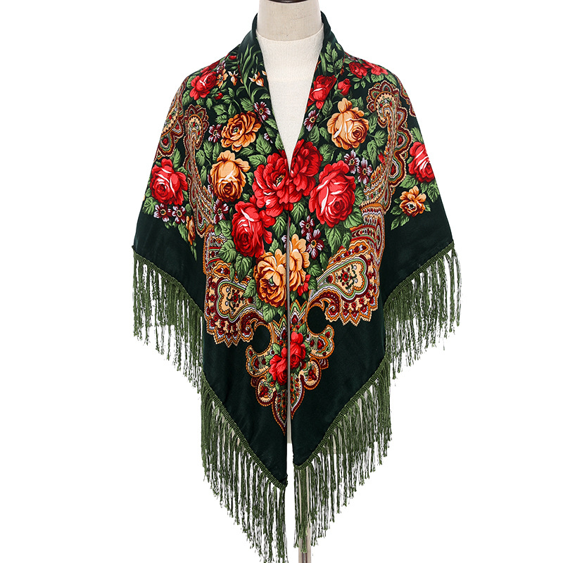 135*135cm Women Russian Style  - огляд і ціна Bandana Cotton