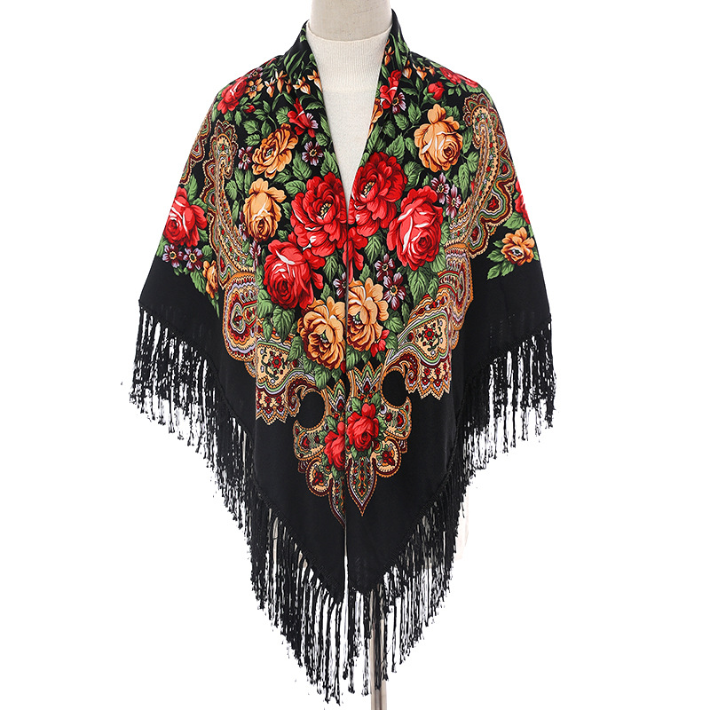 135*135cm Women Russian Style  - огляд і ціна Bandana Cotton