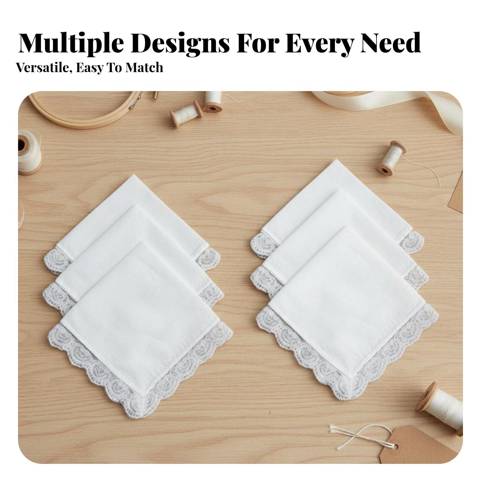 Wedding Lace Handkerchief Set  - огляд і ціна Pocket Square Set