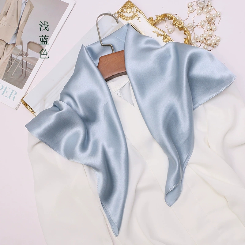 Spring & Summer Solid Color Mu - огляд і ціна Scarf Silk Square