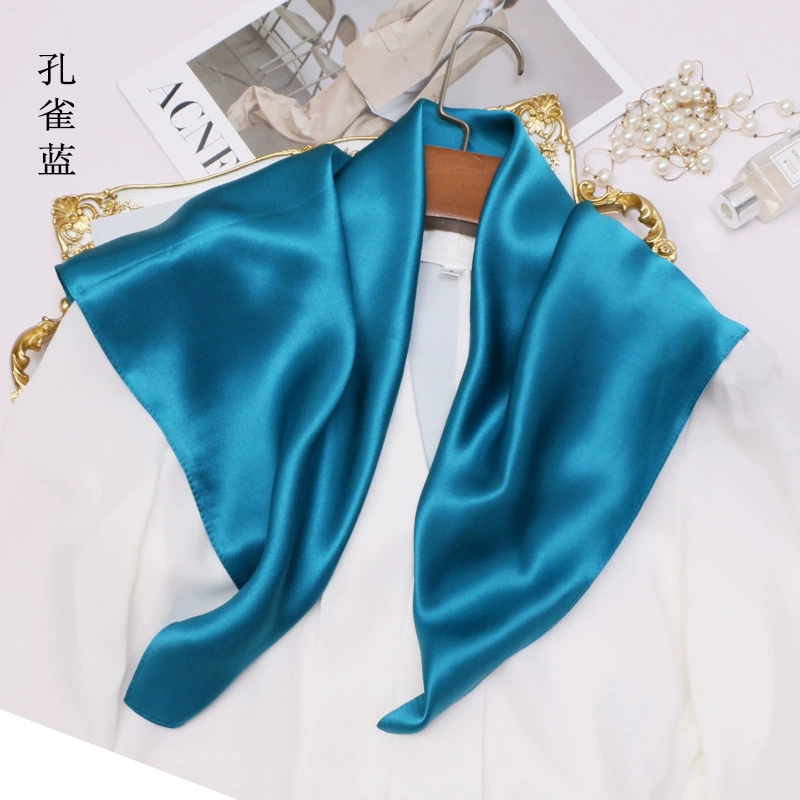 Spring & Summer Solid Color Mu - огляд і ціна Scarf Silk Square
